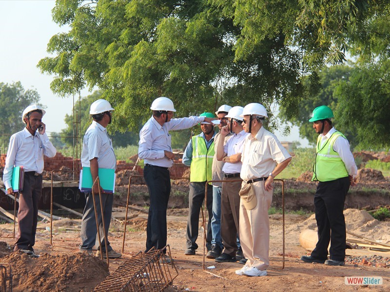 An estimated 14 lakh man hours spent on campus development